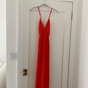 Fame and Partners orange dress